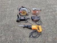 (5) Assorted Power Tools