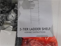 5 tier ladder shelf