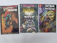 Predator Crossover Comics, Lot of 3