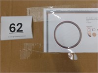 24 in Circle wood framed bathroom vanity mirror