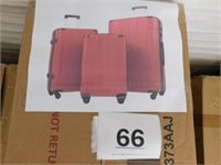 3 pc hard cover luggage set