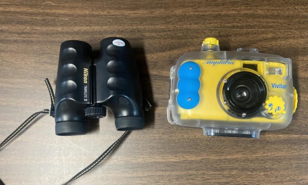 Binocular and waterproof camera