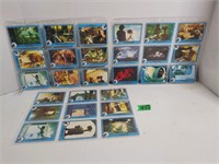 3 Sheets E.T. collector cards