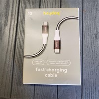 10' USB-C to USB-C Braided Cable - Heyday™ Gunmeta