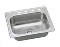 25 x 22 in. 4-Hole Stainless Steel Kitchen Sink