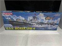 USS Boxer Aircraft Carrier, Dragon Model Kit, New