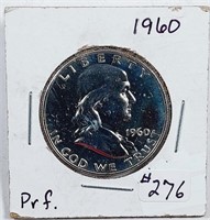 1960  Franklin Half Dollar   Proof