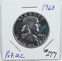 1963  Franklin Half Dollar   Proof