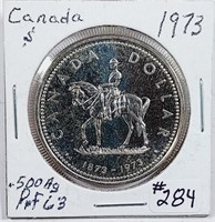 1973  Canada Dollar   RCMP  Proof