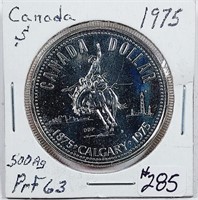 1975  Canada Dollar  Calgary   Proof