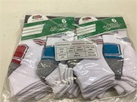 Boys active ankle socks shoes size 3 to 9