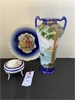 VTG Nippon Handpainted Vase