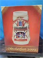 Octoberfest 2003 Stein original box