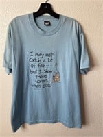 Vintage I May Not Catch A Lot of Fish Shirt