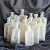 Small Antique Medicine Bottles -as is (cloudy)