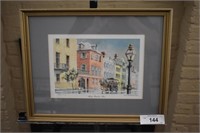 Ed Emerson original watercolor " Along rainbow