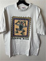 Vintage Puerto Rico Frog Souvenir Shirt