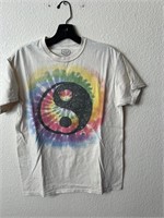 Tie Dye Peace Sign Graphic Shirt