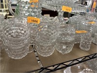 LARGE LOT OF FOSTORIA PUNCHBOWL GLASSES