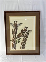 "Reticulated Giraffe" by Ray Harm - Framed Print