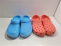 (2) Pairs of Croc Style Shoes, Size: 10