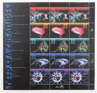 2000 DEEP SEA CREATURES 30C STAMPS FULL SHEET