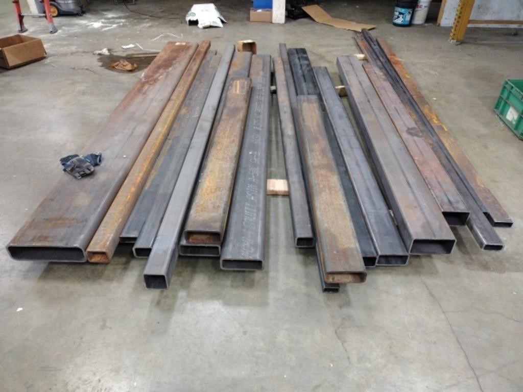 Assorted rectangle tubular fabrication steel,