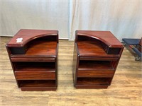 Pair of Brouer Danish Modern Rosewood End Tables