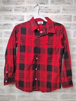 E1) BOYS LG 10/12 OLD NAVY BUTTON UP SHIRT