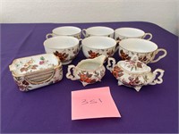 Antique bone china tea set #351