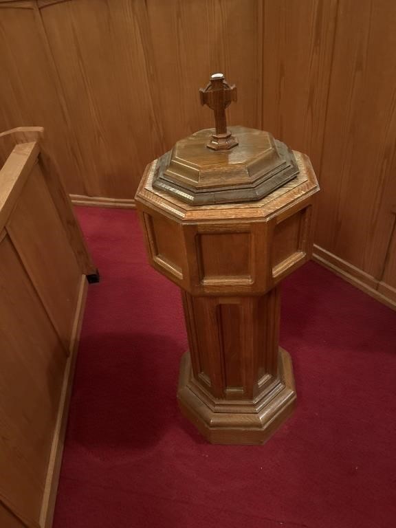 Oak Baptismal