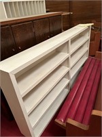 8 foot wide bookcase.  8’x11 3/4" x 4’ tall