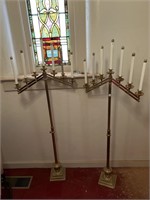 Pair of candelabras