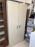 Two door Republic brand metal cabinet 36 inches