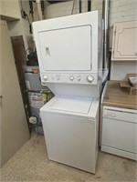 Frigidaire stack on washer and dryer. The dryer