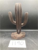 Hand Carved Wooden Saguaro - 24" tall (Iron Wood)