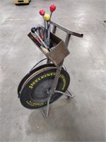 Steelbinder Strapping metal banding cart and