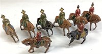 8 EARLY AMERICAN THEODORE HAHN MOUNTED SOLDIERS,