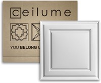 CEILUME 12 PIECE THIN DECORATIVE CEILING TILES