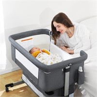 3 IN 1 ADJUSTABLE ROLLING BABY BASSINET/CRIB