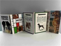 Lot Sale, 5 Hardcover Books, Dog Breeds, VG