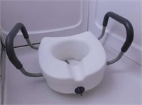 Toilet seat riser w/ arms - Quad cane - Single