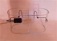 Vintage wire framed headboard lamp - Tile holder