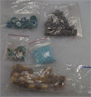 BEADS FOR MAKING COSTUME JEWELRY LOT