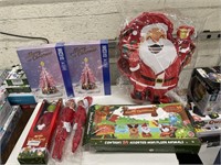 1 LOT OF ASST CHRISTMAS ITEMS: (2) ELF ON A