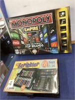 Monopoly Empire game.  The scribbler 68 pc art