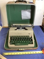 Vintage Royal typewriter in carrying case.