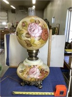 25 inch tall antique electric lamp.  Shipping not