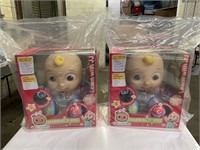 1 LOT (2) *NEW* COCOMELON LEARNING WITH JJ DOLLS