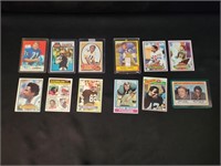 LOT OF VINTAGE NFL FOOTBALL CARDS WITH WALTER...